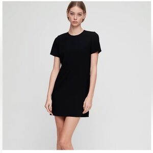 Aritzia Babaton Classic Black Short Sleeve Dress